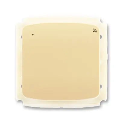 vysílač RF signálu s krátkocestným ovladačem, nástěnný, 868 MHz, béžová, design TANGO
